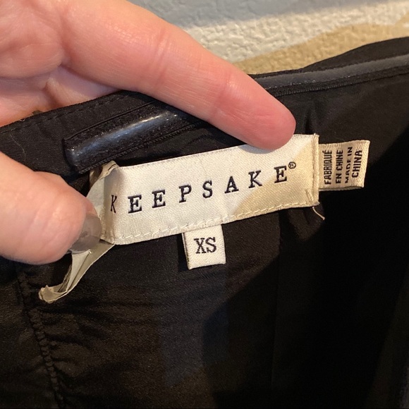 Keepsake the Label (Black) Divide Sweetheart Dress - Picture 8 of 12